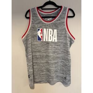 NBA Tank Top Mens Size L Sport Streetwear Basketball Jersey Y2K Baggy Authentic